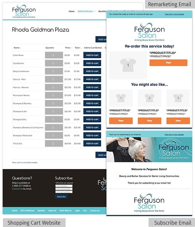Ferguson Landing Page and Email Design