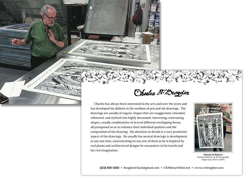 Identity & Postcard for Charles Brogdon
