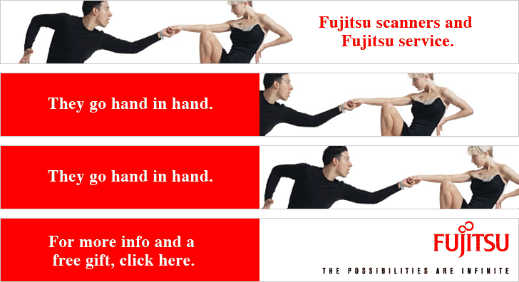 Fujitsu Web Banner Designs