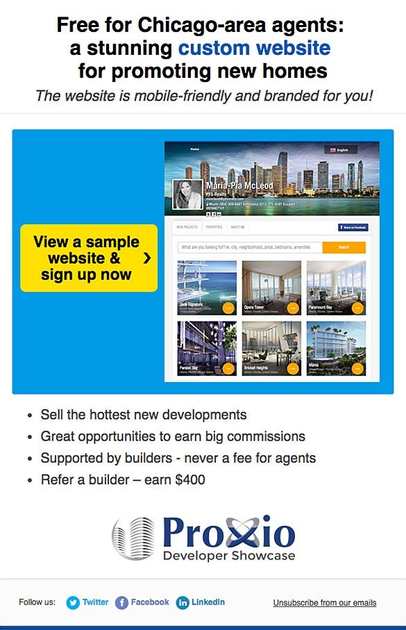 Proxio Chicago SSO Email Design