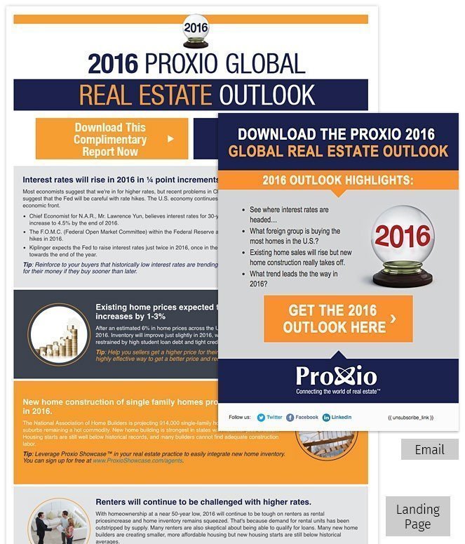 Proxio Global Outlook Landing