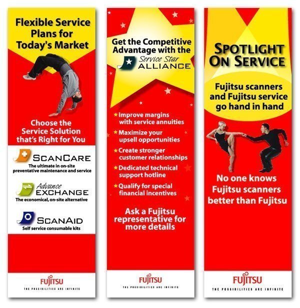 Fujitsu Signage Designs
