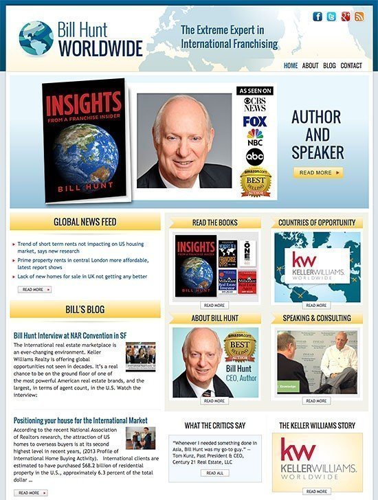 Bill Hunt Website and Logo