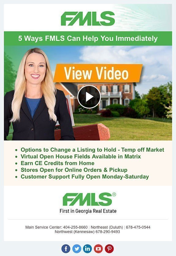 FMLS 5 Things Video, Email and Landing Page