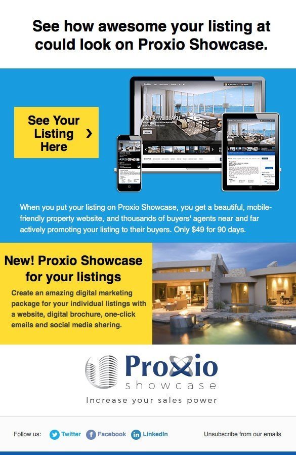 New Listing Email Design