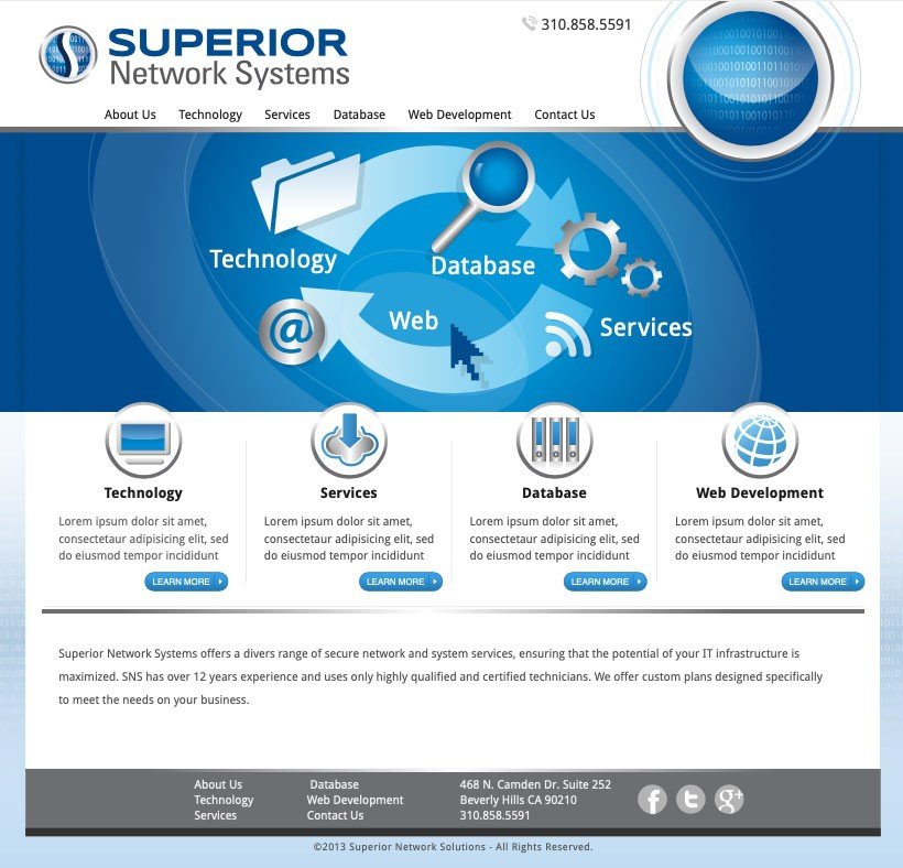 Website Design for SNS