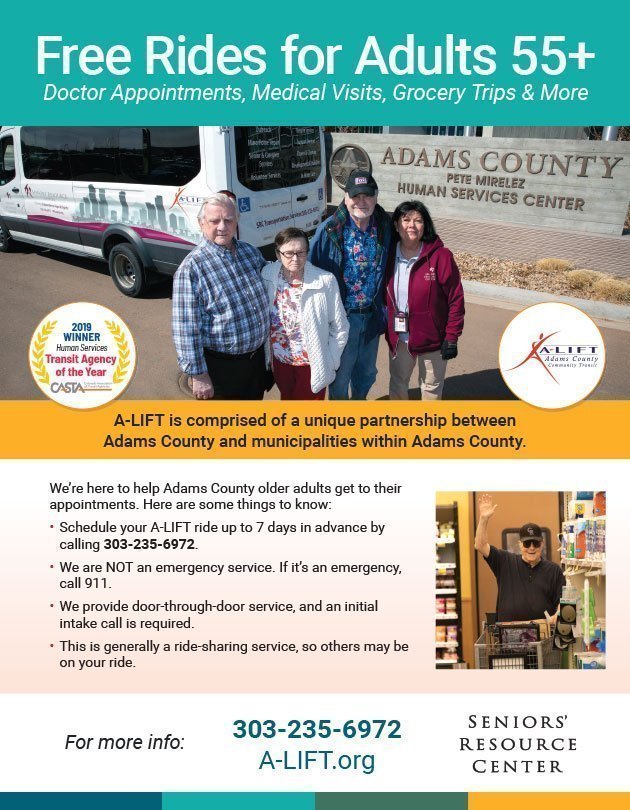 Adams County Designs for Free Rides