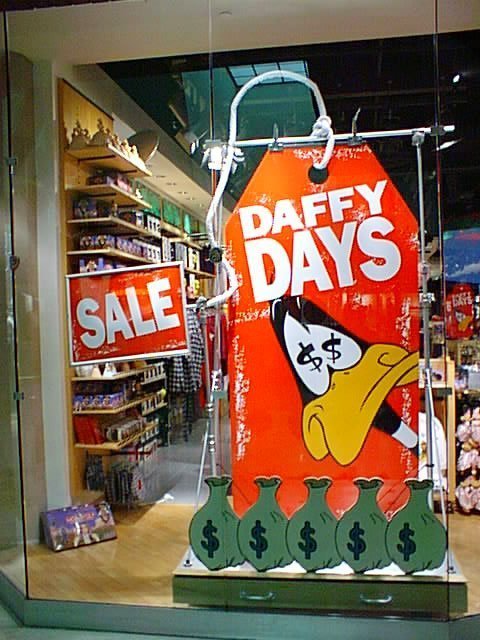 Daffy Days Window