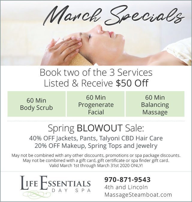 March Specials Ad Design for LE
