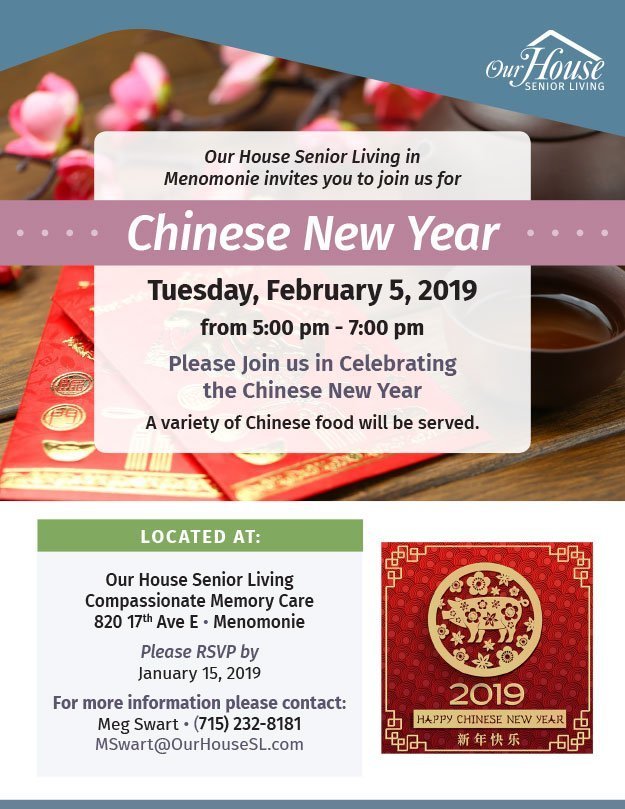 OHSL Event Flyer for Chinese New Year