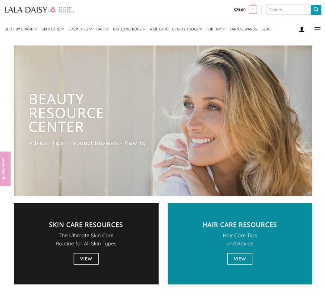 LaLaDaisy Beauty Resources Page