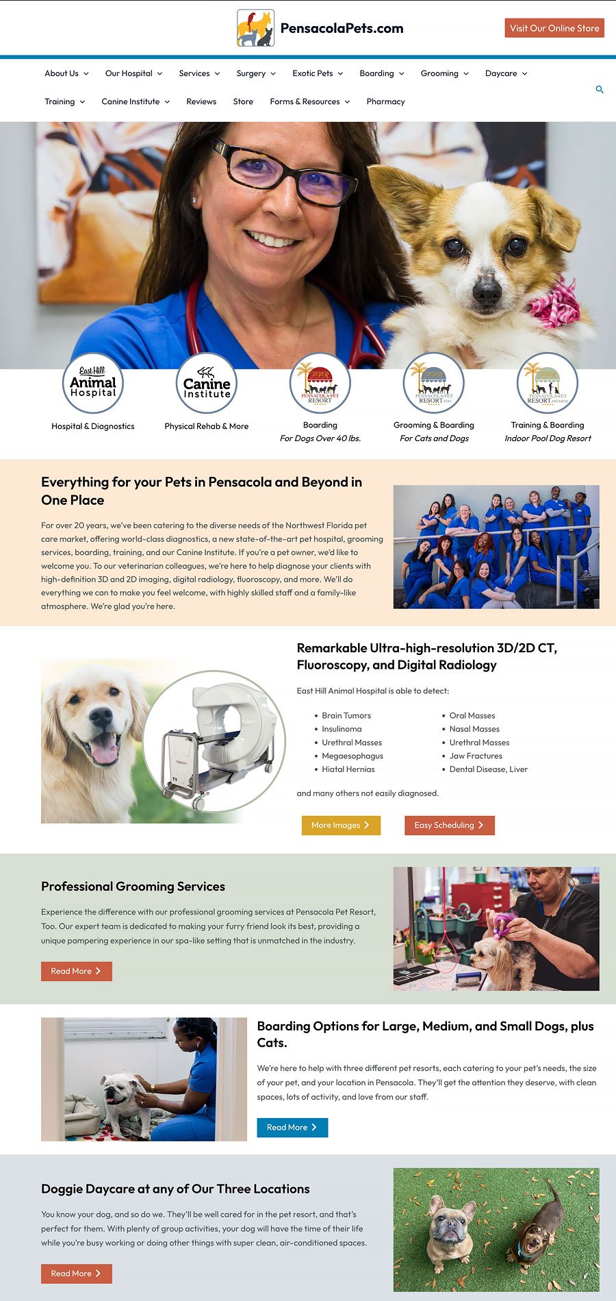 Designs for PensacolaPets.com